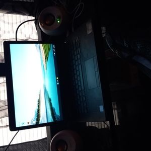 Dell laptop with speakers